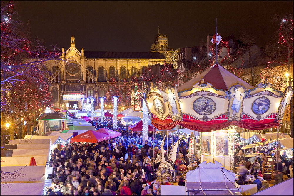 Kerstmarkten In Brussel Belgi