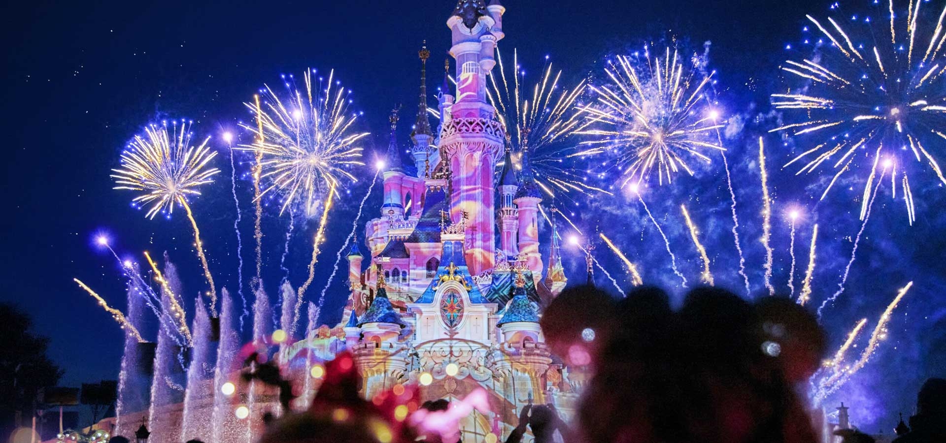 Vuurwerk boven het kasteel