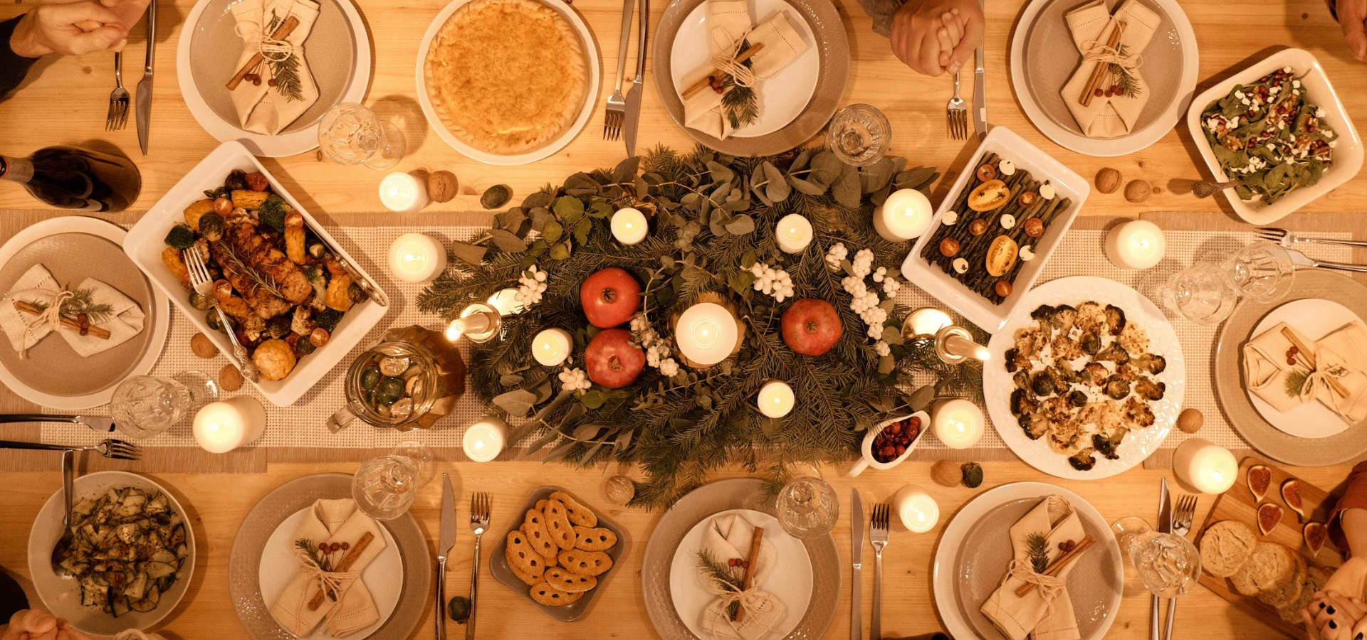 Contrast smaken bord kerstgerecht frisse zuren warme tonen