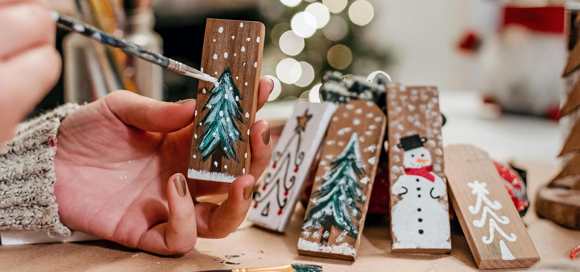 Ga lekker een middag knutselen voor leuke kerst spullen.