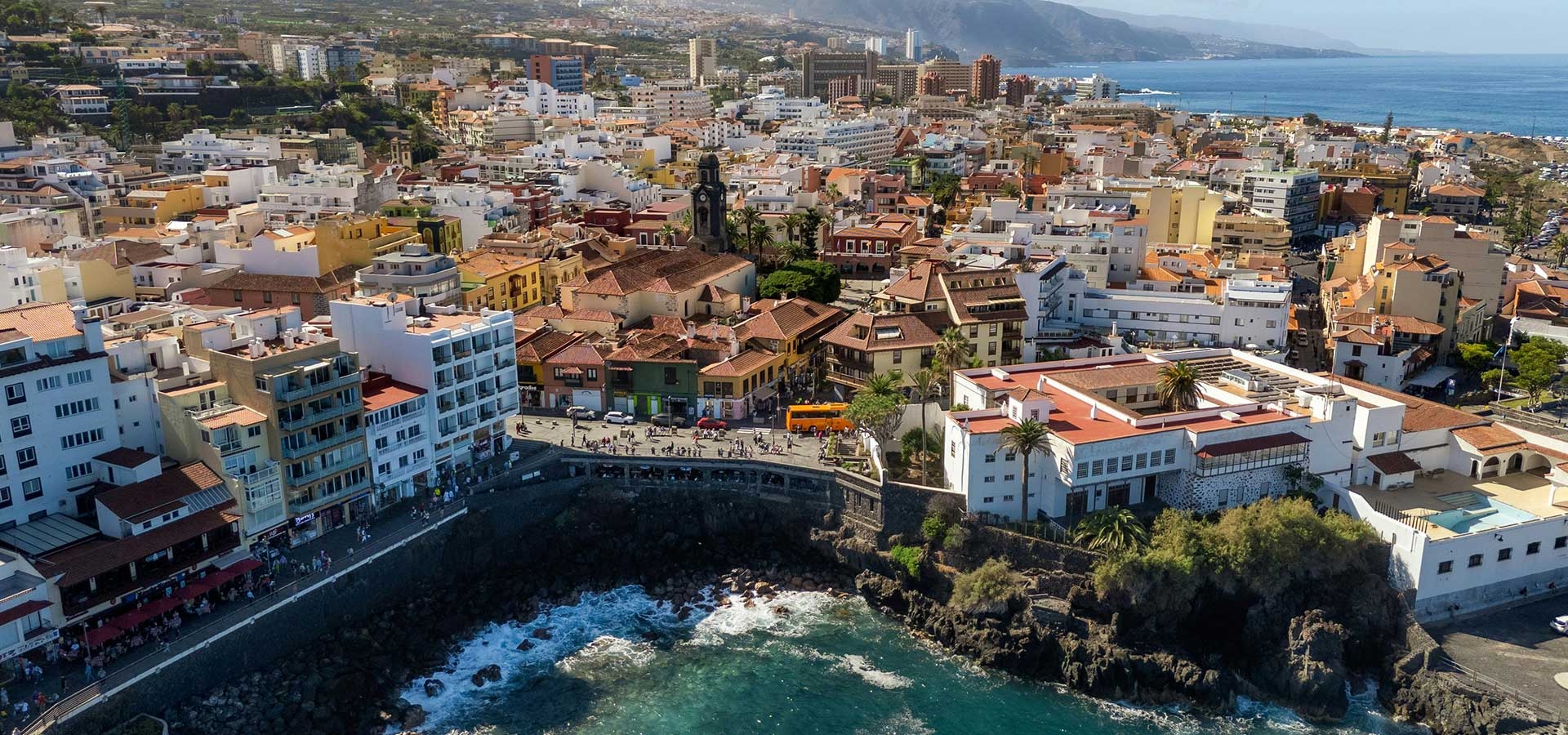 Luchtfoto van Puerto de la Cruz, Tenerife