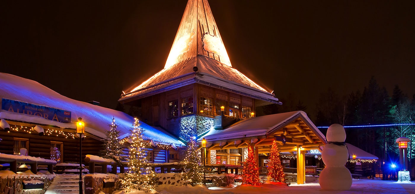 De officiële woonplaats van de kerstman vind je in Rovaniemi de hoofdstad van Fins Lapland.