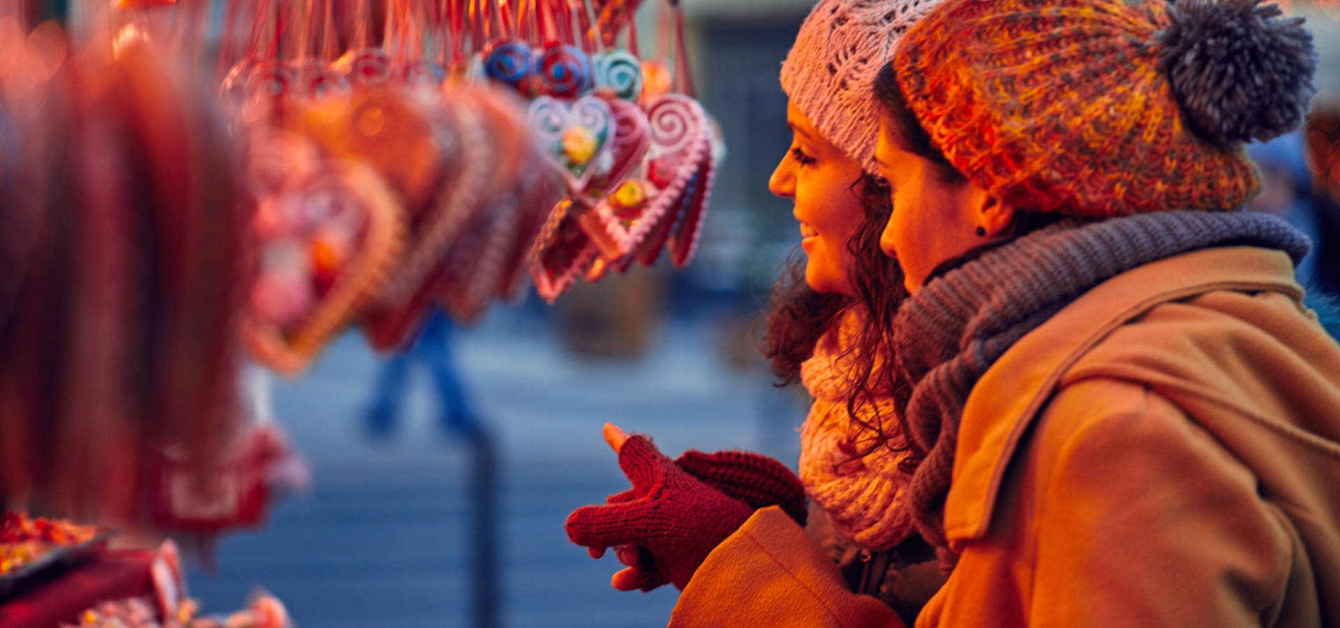 Warme en waterdichte kleding voor een kerstmarkt