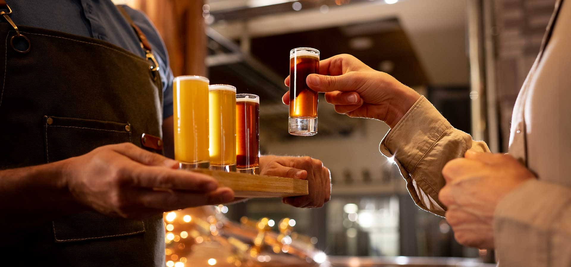 Gezellige bierproeverij met vrienden