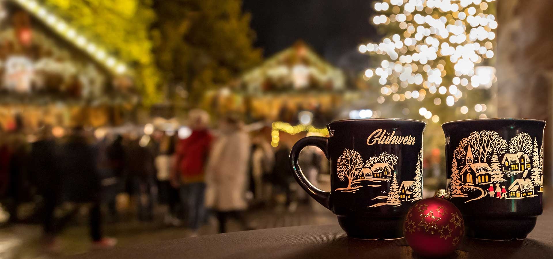 Drink heerlijke Gluwein op de Duitse kerstmarkt!