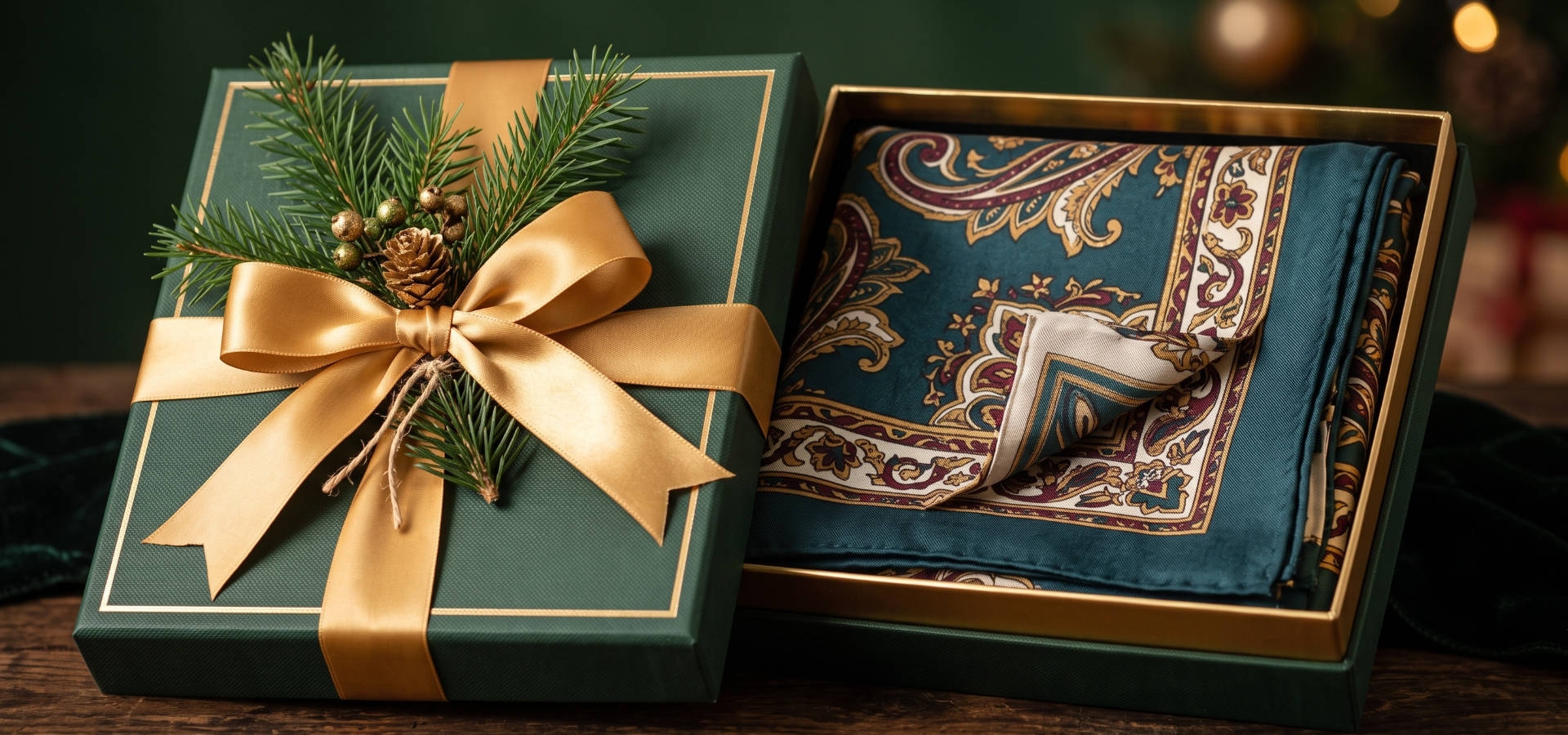 Italiaanse zijden accessoires als luxe kerstcadeau