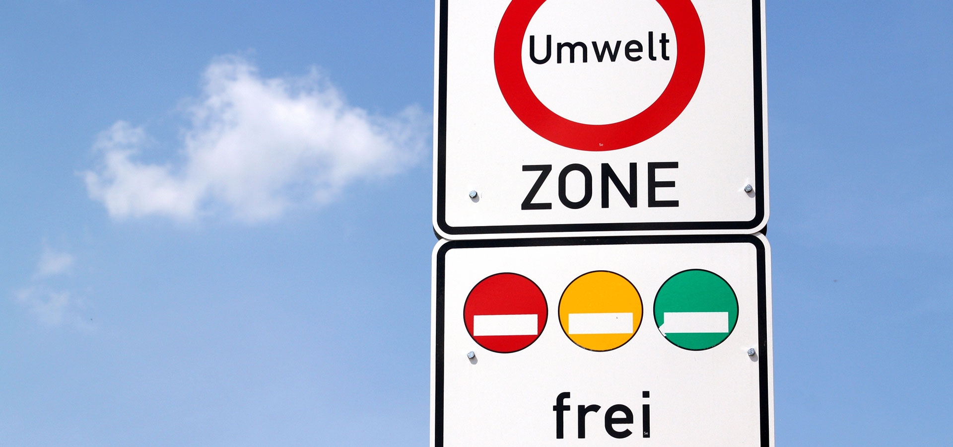 Kleurcodes milieustickers Duitsland