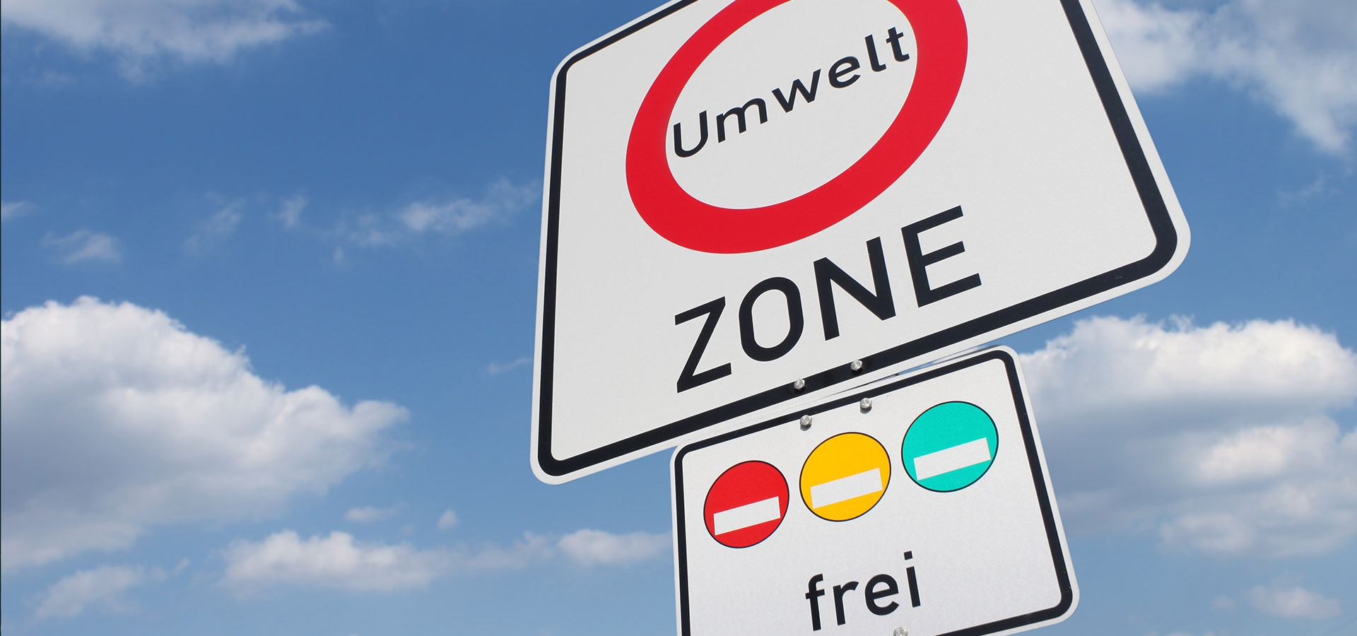 Milieustickers die toegestaan zijn om deze zone in de rijden met de auto in Duitsland.