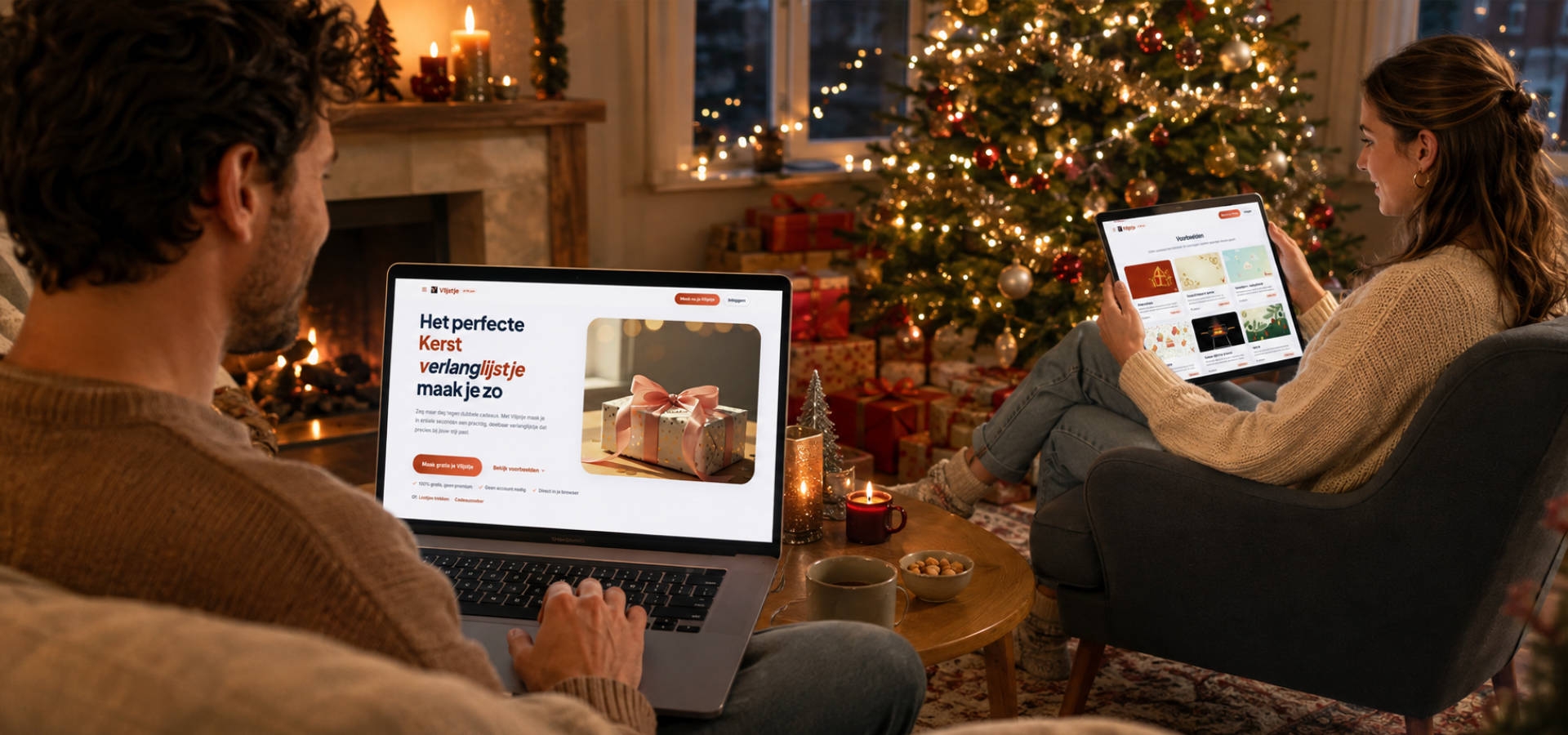 Familie deelt een kerstverlanglijstje voor de feestdagen