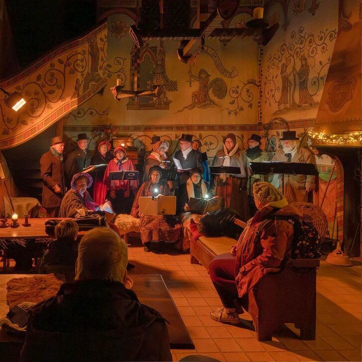 Live muziek van o.a. Dickens Koor