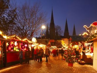  De Lamberti kerstmarkt in Oldenburg in Oldenburg