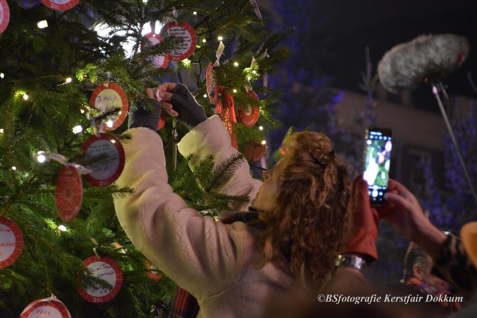 'Ik denk aan ...' Kerstwensboom Joris
