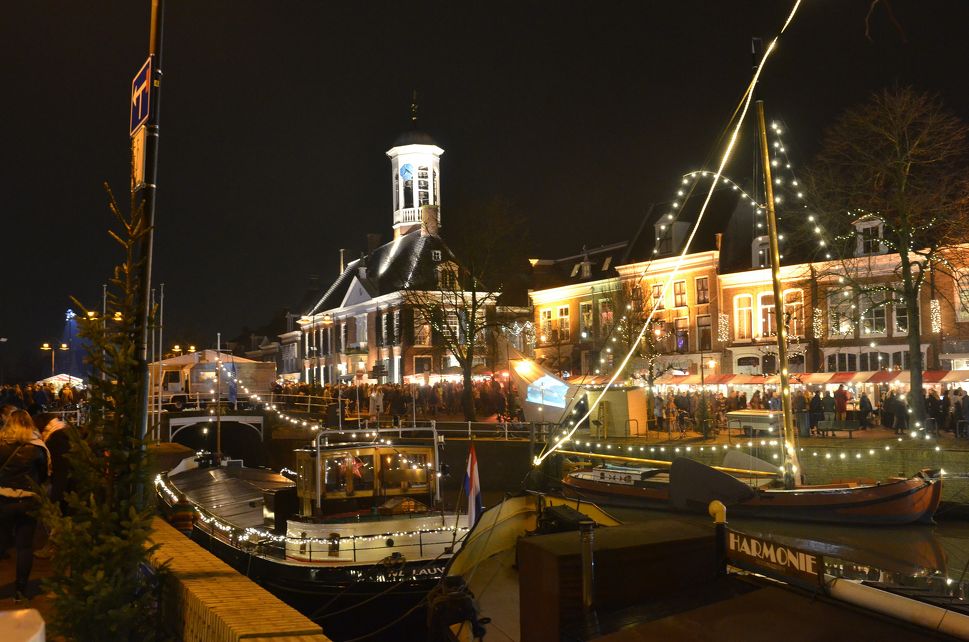 Museumhaven met historische boten