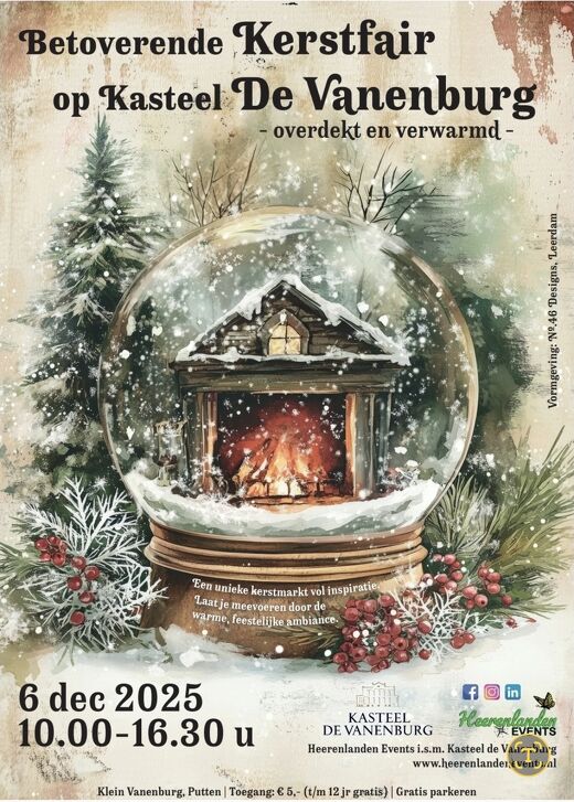  Kerstfair op Kasteel De Vanenburg  in Putten