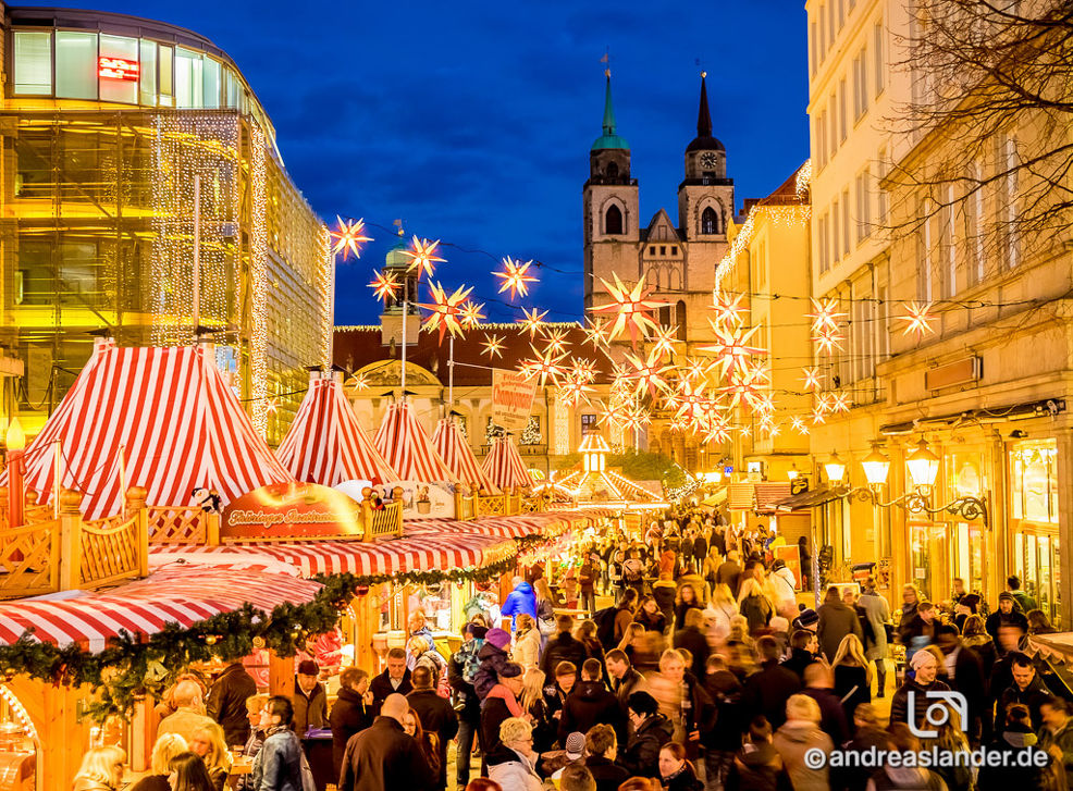  Kerstmarkt in Maagdenburg (Magdeburg) in Maagdenburg