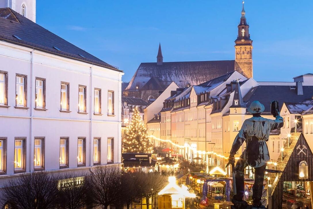  Kerstmarkt in Schneeberg in Schneeberg