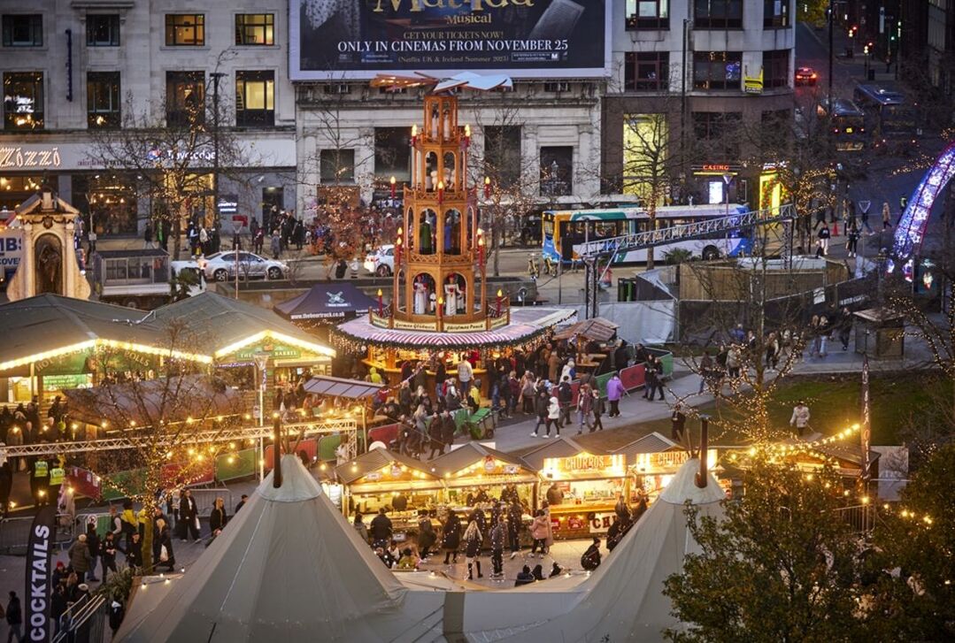  Kerstmarkt Manchester in Manchester