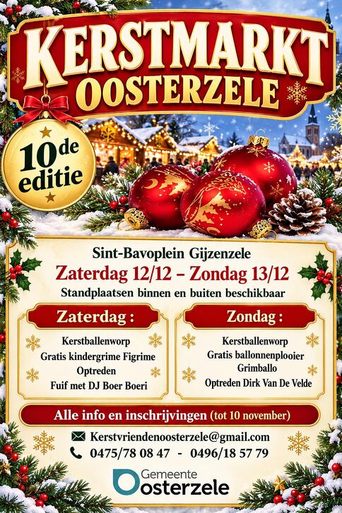  Kerstmarkt Oosterzele(Gijzenzele) in Oosterzele