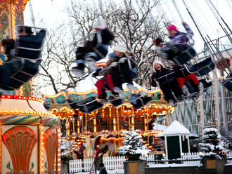  Kerstmarkt Tivoli in Kopenhagen