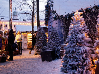  Kerstmarkt Tivoli in Kopenhagen