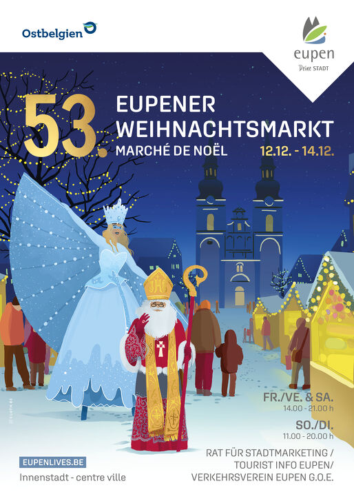  Kerstmarkt van Eupen in Eupen