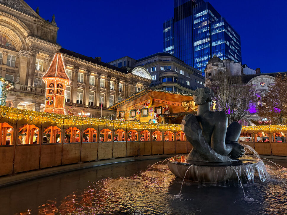  Kerstmarkt van Frankfurt in Birmingham in Birmingham