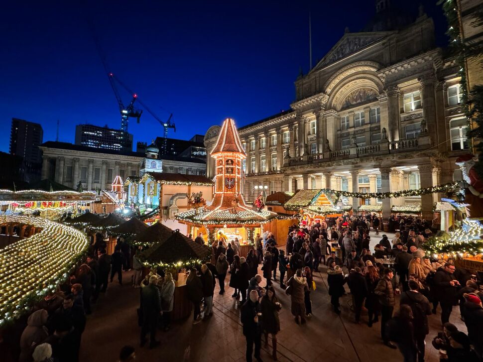  Kerstmarkt van Frankfurt in Birmingham in Birmingham