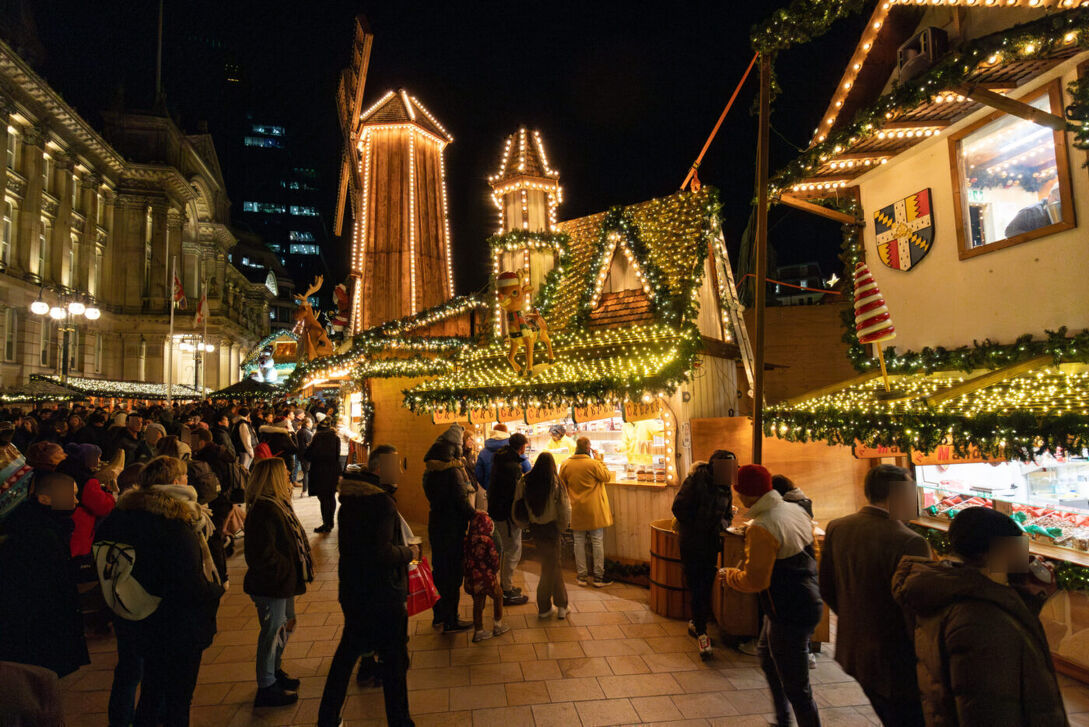  Kerstmarkt van Frankfurt in Birmingham in Birmingham