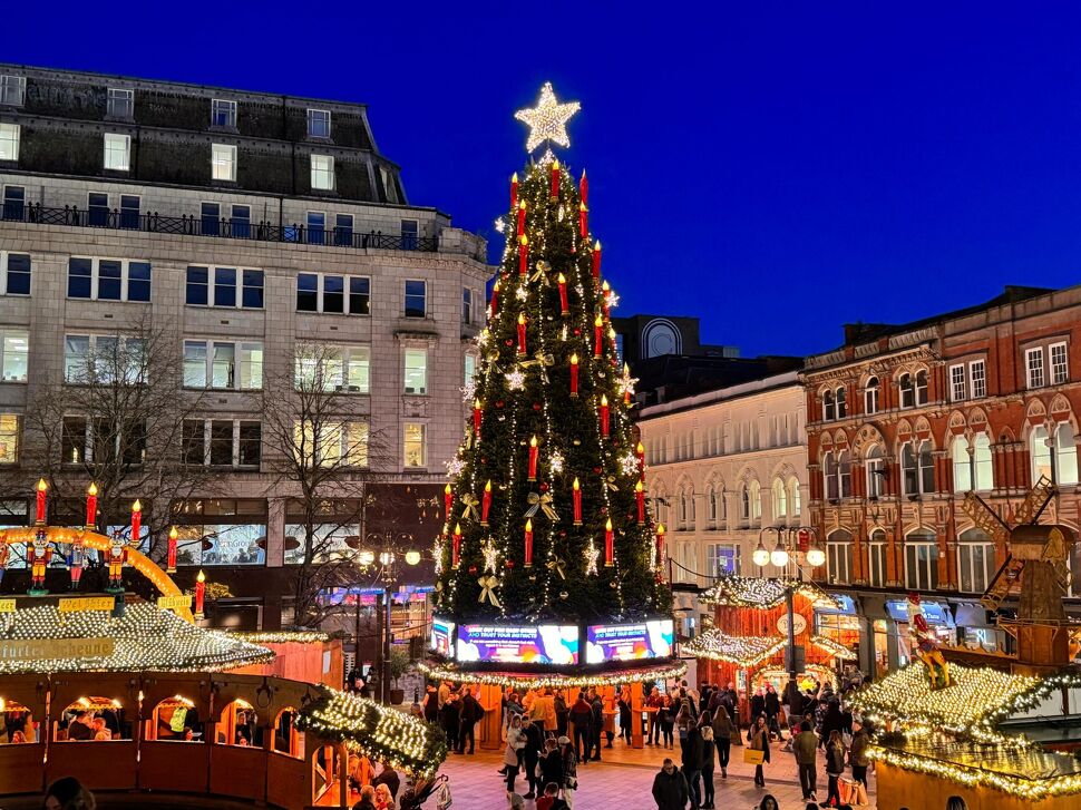  Kerstmarkt van Frankfurt in Birmingham in Birmingham