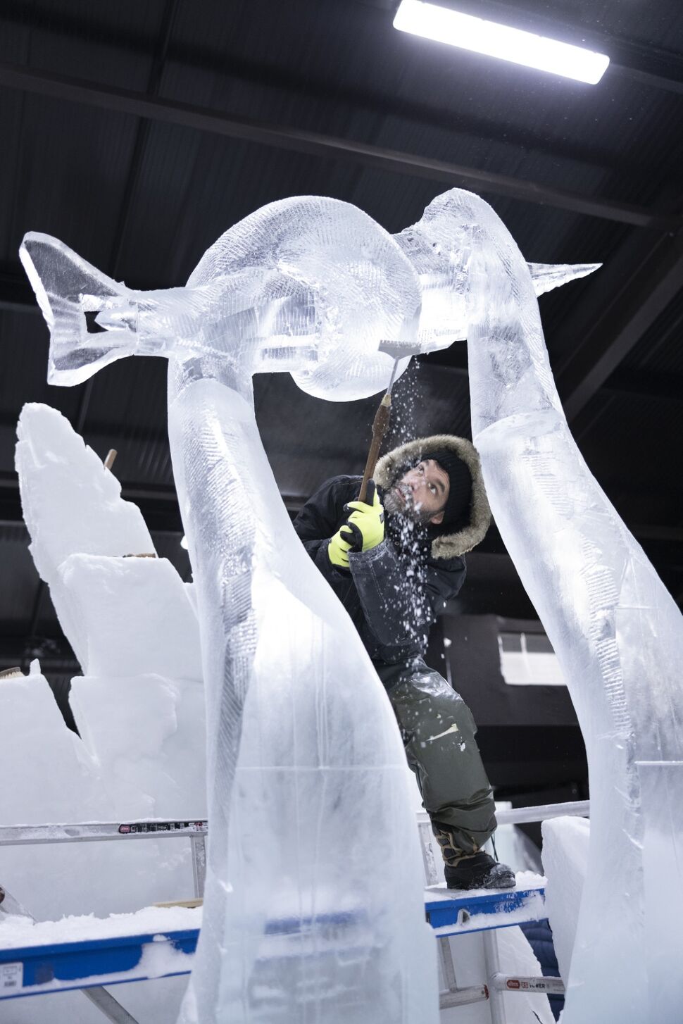  Nederlands IJsbeelden Festival Biddinghuizen in Biddinghuizen