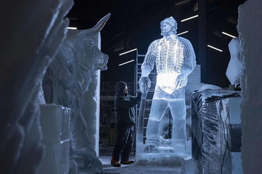  Nederlands IJsbeelden Festival Biddinghuizen in Biddinghuizen