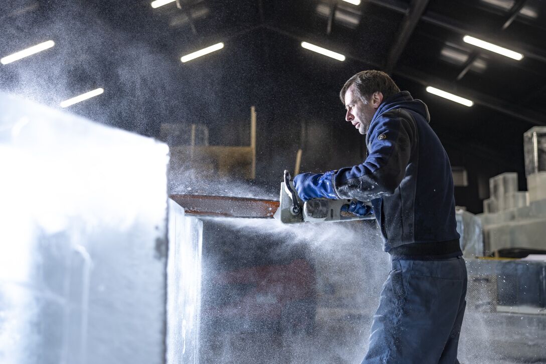 Nederlands IJsbeelden Festival Biddinghuizen in Biddinghuizen