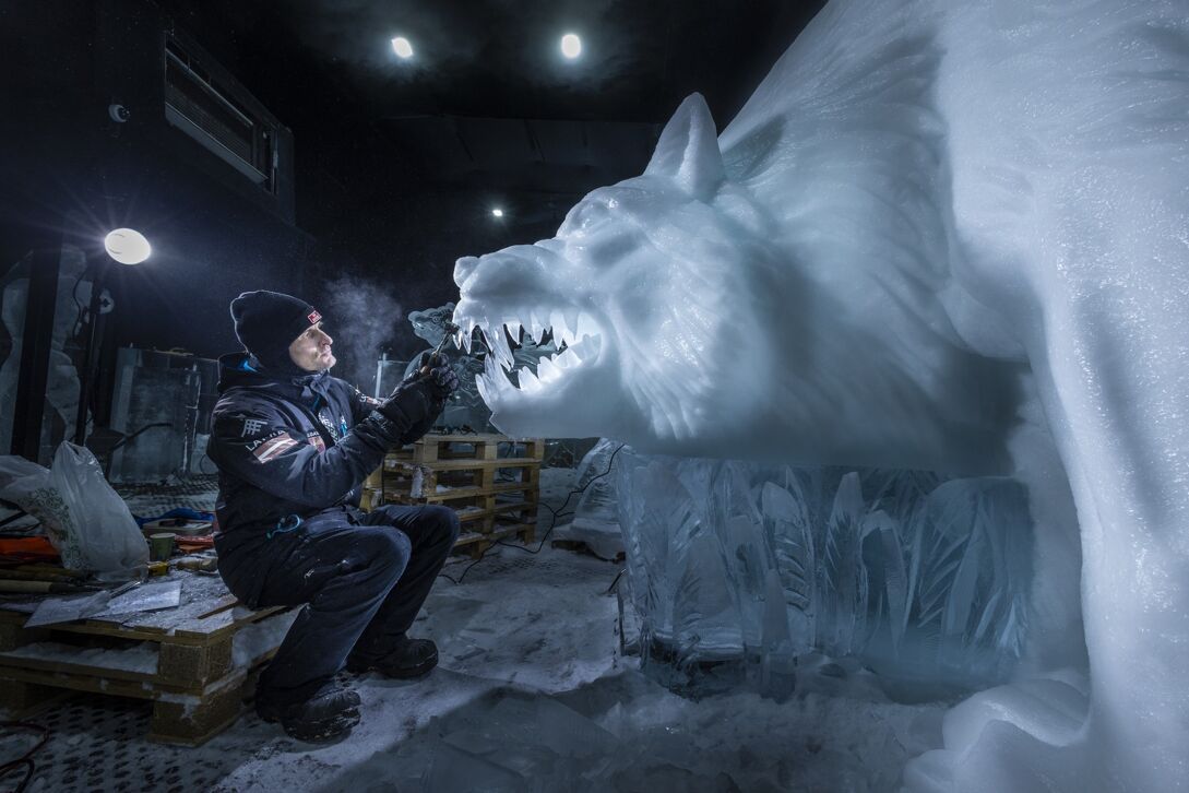  Nederlands IJsbeelden Festival Biddinghuizen in Biddinghuizen