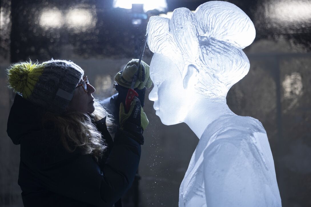  Nederlands IJsbeelden Festival Biddinghuizen in Biddinghuizen