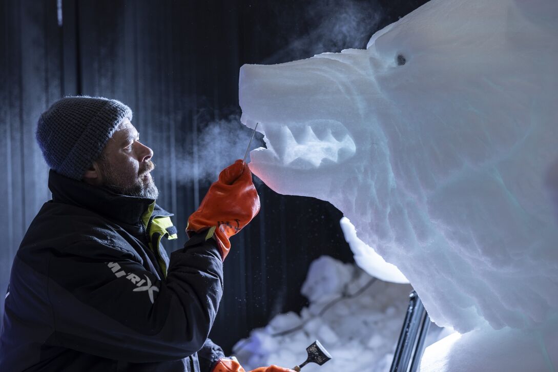  Nederlands IJsbeelden Festival Biddinghuizen in Biddinghuizen