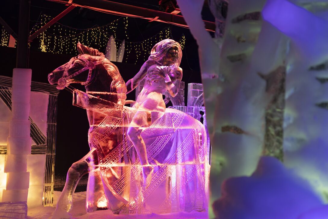 Ontdek de mooiste ijssculpturen van Nederland tijdens Nederlands IJsbeelden festival in Biddinghuizen in Biddinghuizen