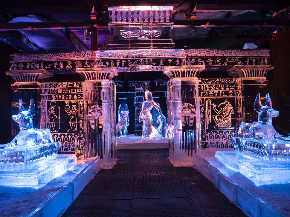  Ontdek de mooiste ijssculpturen van Nederland tijdens Nederlands IJsbeelden festival in Biddinghuizen in Biddinghuizen