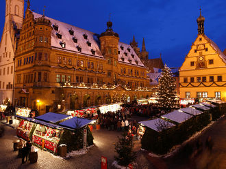  Rothenburger Kerstmarkt in Rothenburg ob der Tauber