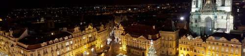 Kerstmarkt op het Oude Stadsplein Praag