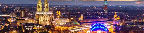 Kerstmarkt in de oude binnenstad van Keulen